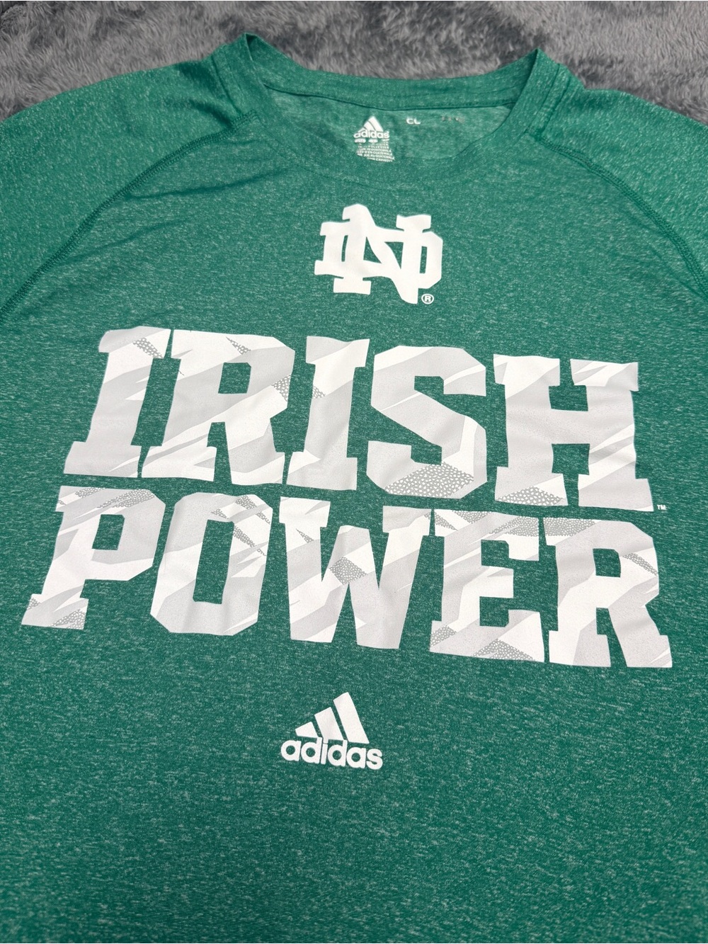 adidas Kids Green 'Irish Power' Graphic Tee